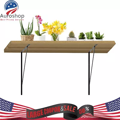 Shelf Brackets 20 Inch X 11.8 Inch Metal Shelves Supporter Heavy Duty Wall Mount • $34.20