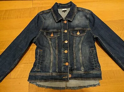Cabi Women's Dylan 5662 Denim Belted Button Up Collared Jacket Size: Medium M • $27.99
