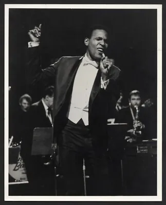 MARVIN GAYE 1969 Original Photo 8 X 10 Type 1 Live In Concert Legend Soul Singer • $150