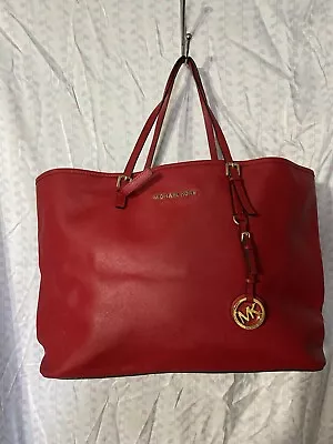 Michael Kors Handbag Red Leather  • $40.50