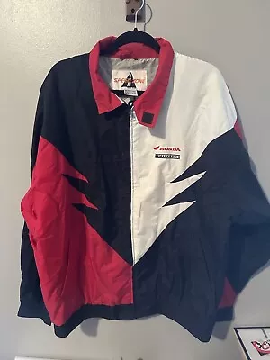 Vintage Honda Speed Zone Race Gear Windbreaker Size XL • $60