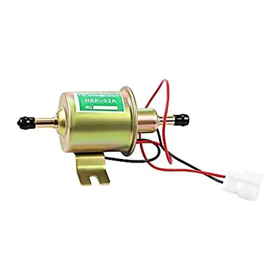 Electric Fuel Pump 12V For Lawn Mower Carburetor Gas Diesel Engine 2.5-4psi • $10.27