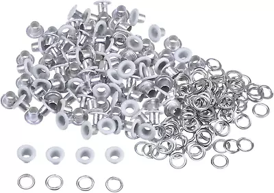 100Set Grommets Kit Metal Eyelets 3Mm 1/8  Hole Tiny Grommet For Shoes Clothes B • $8.22