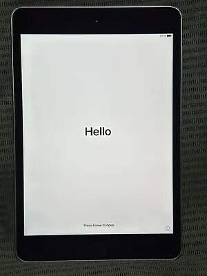 Apple IPad Mini 4 128GB Wi-Fi 7.9in - Space Gray (a1538) W/ ZAGG SlimBook • $150