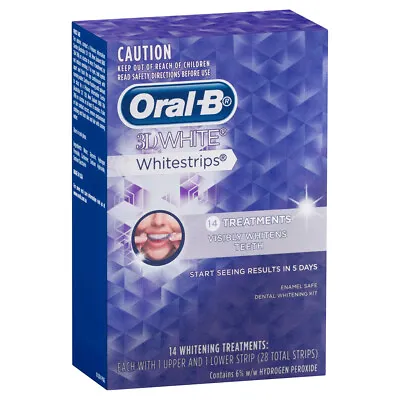 $34.44 • Buy Oral-B(R) 3D White(R) Whitestrips(R) 14 Treatments