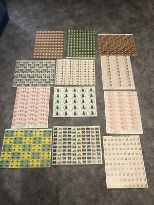 $10.99 • Buy Christmas Seal Lot-1,110 Vintage Original Seals 1950-1969-New Condition-Vtg
