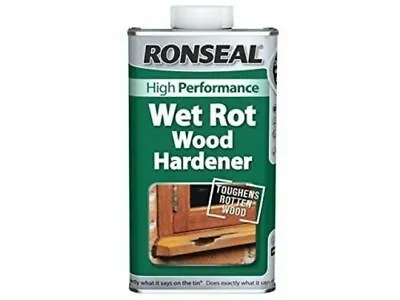 £14.25 • Buy Ronseal RSLWRWH500 Wet Rot Wood Hardener 500ml | Fast & Free | Same Day Dispatch