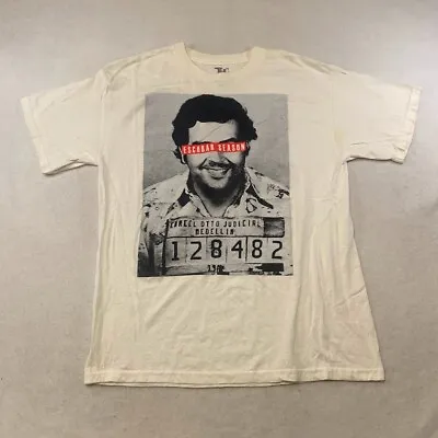 Pablo Escobar Graphic Tee Thrifted Vintage Style Size L • $13.49