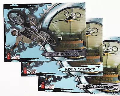 2000 Rage Kevin Robinson Bmx Card Lot (3) Different X-games ~multiples Available • $3.39