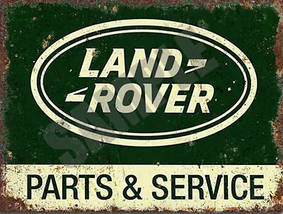 Land Rover Parts & S  ALUMINIUM  Metal Sign Retro Vintage Bar Pub Garage Kitchen • £3.99