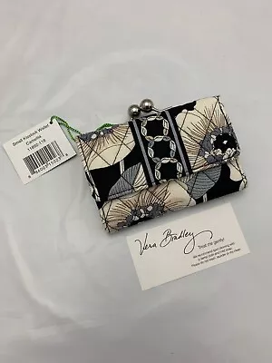 Vera Bradley Camellia SMALL KISSLOCK CLUTCH Wallet COIN For Purse TOTE Bag NWT • $35