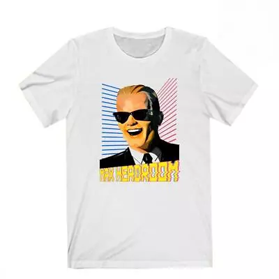 Max Headroom Men's White T-Shirt Size S To 5XL Best Gift • $23.99
