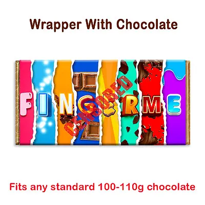£1.79 • Buy Rude Funny Chocolate Bar Wrapper Novelty Gift Present For Birthday Valentine