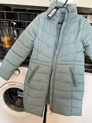 Mark And Spencer Padded Coat - New UK 8 £45.99 Green • £34.99