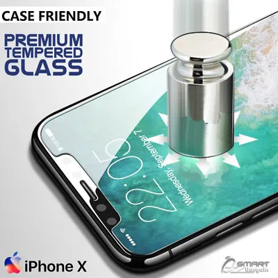 $3.99 • Buy Case Friendly Tempered Glass Screen Protector Guard For IPhone X / IPhone 10 