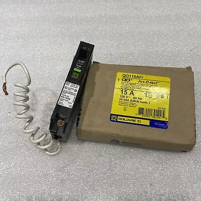 Qo115afi Square D 1 Pole 120v 10ka Circuit Breaker New • $98.40