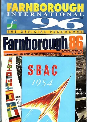 £4.14 • Buy Farnborough Air Show Programmes 1948-2006 SBAC,RAF Selection From List 