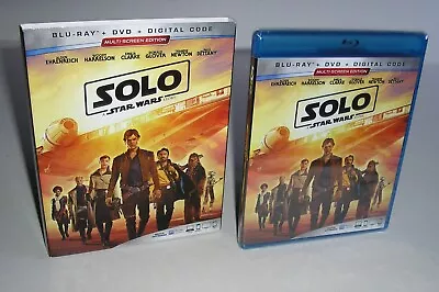 Solo - A Star Wars Story (2-Disc Blu-Ray + DVD Set 2018) NEW W/ Slipcover • $18.99