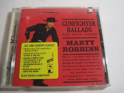 Gunfighter Ballads & Trail Songs - Audio CD By MARTY ROBBINS - MINT • $4.99