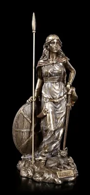 Freya Bronzed Figure - Viking Deco Odin Goddess Warrior - Veronese Statue • £95.51