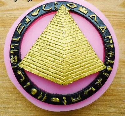 Silicone Cake Mould Egyptian Pyramid Mold Baking Chocolate Decorating 3D Tool • £24.26