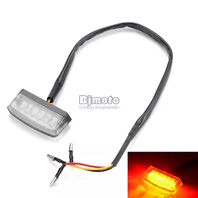 6 LED Universal Mini Motorcycle LED Tail Rear Light License Plate Light • $4.86