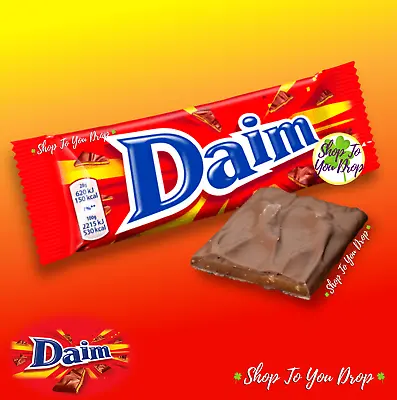 36 CADBURY DAIM CHOCOLATE BARS 28g Milk Caramel Almond Dime Gift Bar✨Cheapest✨🍫 • £24.87