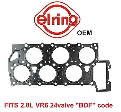 Engine Cylinder Head Gasket FOR VW JETTA EUROVAN GOLF;  ENGINE 2.8 VR6 CODE BDF • $63.36