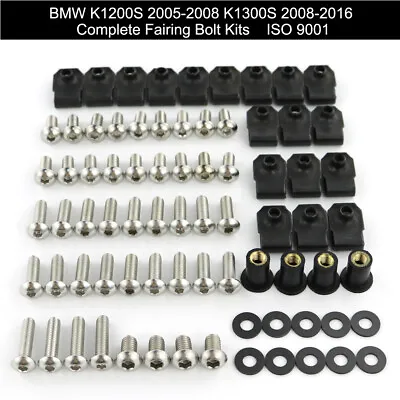 Complete Fairing Bolts Kit Screws Fit For BMW K1200S 2005-2008 K1300S 2008-2016 • $23.87