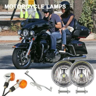 $68.99 • Buy Driving Spot Fog Turn Signal Light Bar For Yamaha V Star 250 650 950 1100 1300