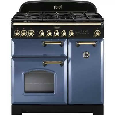 Rangemaster CDL90DFFSB/B Classic Deluxe 90cm Dual Fuel Range Cooker 5 Burners • £2470