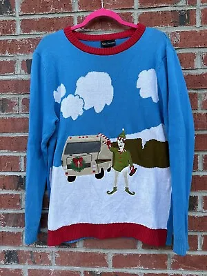Alex Stevens Christmas Ugly Sweater Mens Small Walter White Elf Breaking Bad RV • $30