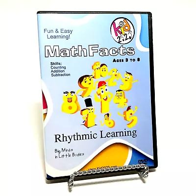 Math Facts DVD Rhythmic Learning Ages 3 To 8 Counting Addition Subtraction • $14.89