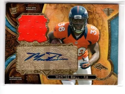 MONTEE BALL 2013 Topps Triple Threads Rookie Patch AUTO / AUTOGRAPH #d /10 • $9.99