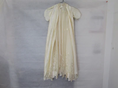 £10 • Buy Vintage Style Children's Christening Gown/Jacket And Hat Possibly Handmade