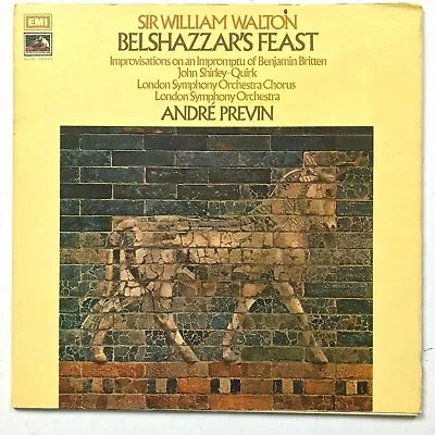 BELSHAZZAR's FEAST André Previn *TAS LIST* William Walton / 1972 SAN 324 EX/VG+ • £8.50