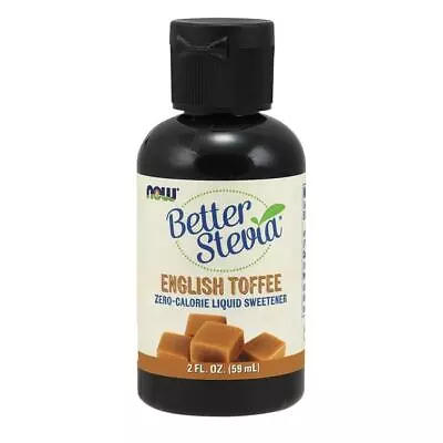 NOW Foods Better Stevia Liquid Sweetener - English Toffee 2 Fl Oz Liq • $10.29