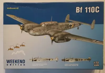 Eduard  Bf 110C 'Weekend Edition' 1/72 Scale Plastic Model Kit • $20