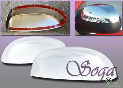 For 2007-2013 Chevy Silverado Chrome Side Mirror Top Half Overlay Covers Pair Us • $26.99