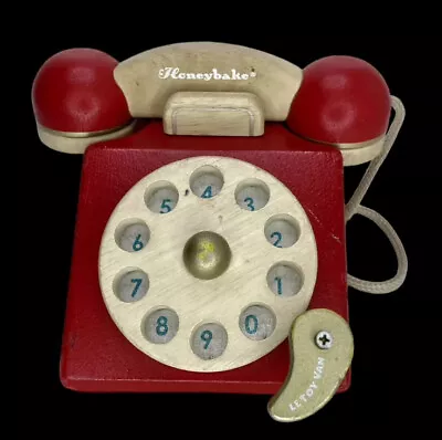 $14.99 • Buy Le Toy Van HONEYBAKE PLAY VINTAGE PHONE Kids Toddlers Wooden Pretend