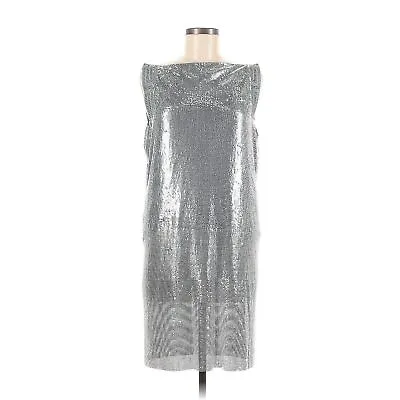 2011 VERSACE For H&M Silver Metal Mini Dress - US 6 • $135