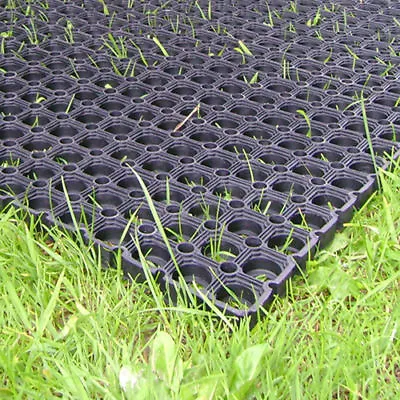 20 X Heavy Duty Rubber Grass Mat 1.5m X 1.0m Playground Garden Safety Floor Mat • £525