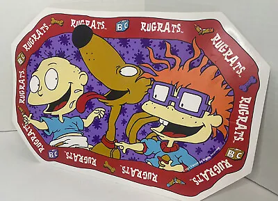 Vtg 1997 Rugrats Place Mat Placemat Nickelodeon Viacom Chucky Tommy 90s Cartoon • $13.59