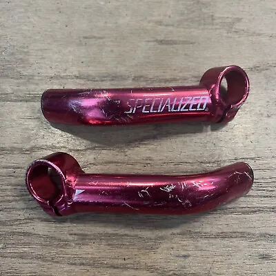 Specialized Mountain Bike Aluminum Bar Ends Anodized Red • $18.99