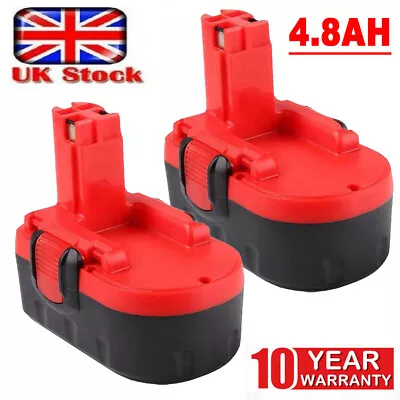 2 Pack 4.8Ah 18 Volt Battery For Bosch BAT025 BAT180 BAT181 BAT189 BAT026 BAT160 • £24.91