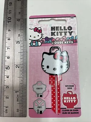 $7.99 • Buy  Hello Kitty Head Shape Kwikset KW1 House Key Blank / Sanrio Licensed
