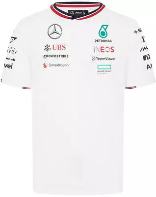 Mercedes AMG Petronas F1 Men's Team T-Shirt - White • $70
