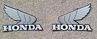 HONDA Silver Wing PAIR Fuel Tank Wing Decal Vinyl Graphics Large Individuals   • £4.99