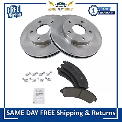 New Front Posi Ceramic Brake Pad & Rotor Kit For Chevy S10 S15 4WD 4x4 • $104.90