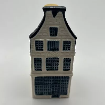 Vintage KLM 11 Henkes Blue Delft Holland Amsterdam House EMPTY Decanter Bottle • $23.99